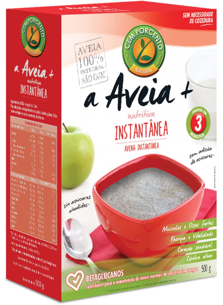 AVEIA FLOCO SUPER FINO CEM PORCENTO 500G